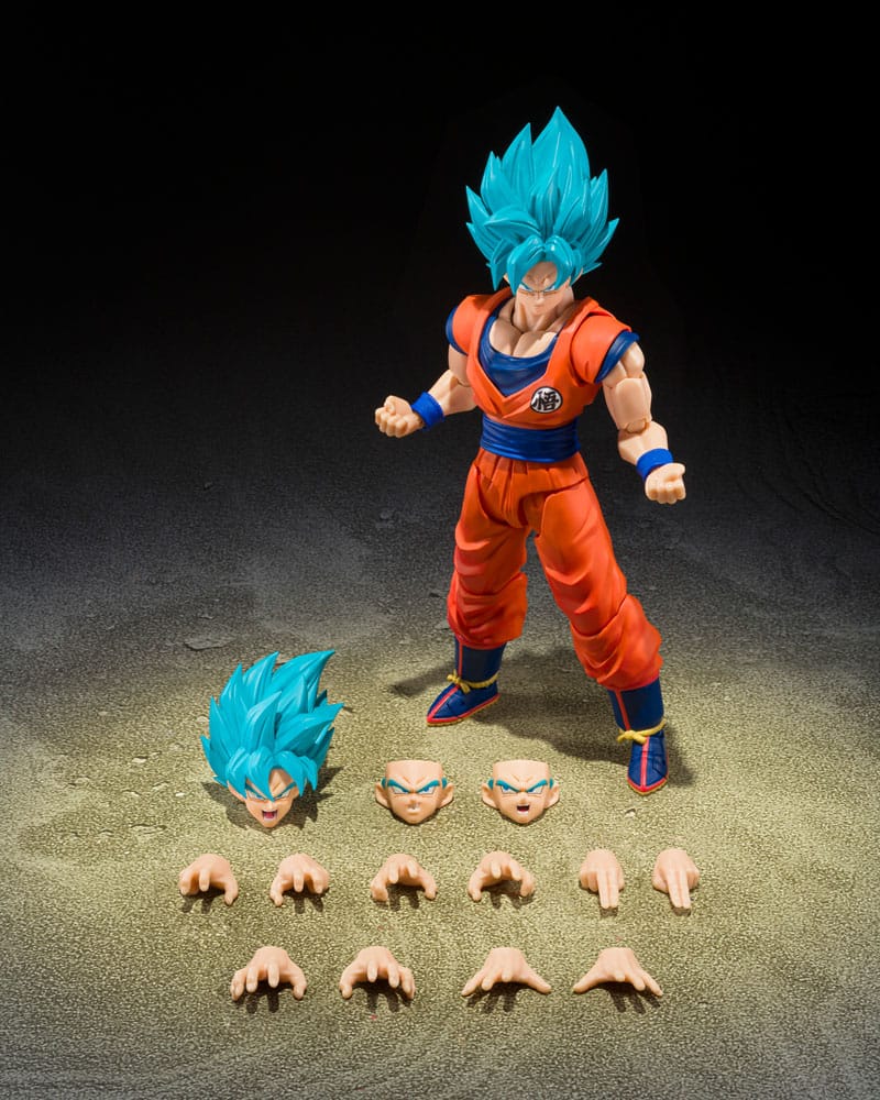 Dragonball Super - Son Goku SS Blue Power transcending Limits- Tamashii Nations x S.H. Figuarts