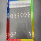 PSA & CGC Slab Bumper mit Acrylplatte - #4 New Rainbow (Rot - Gelb - Grün - Blau)