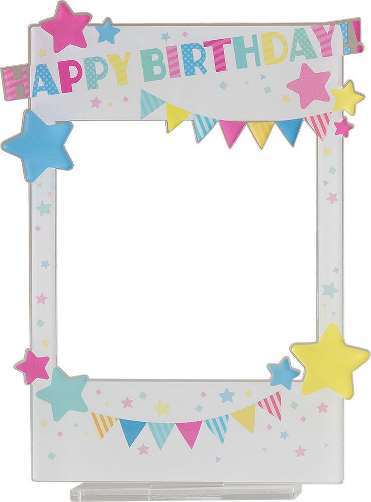 Nendoroid More - Zubehör Acryl Frame Stand (Happy Birthday)