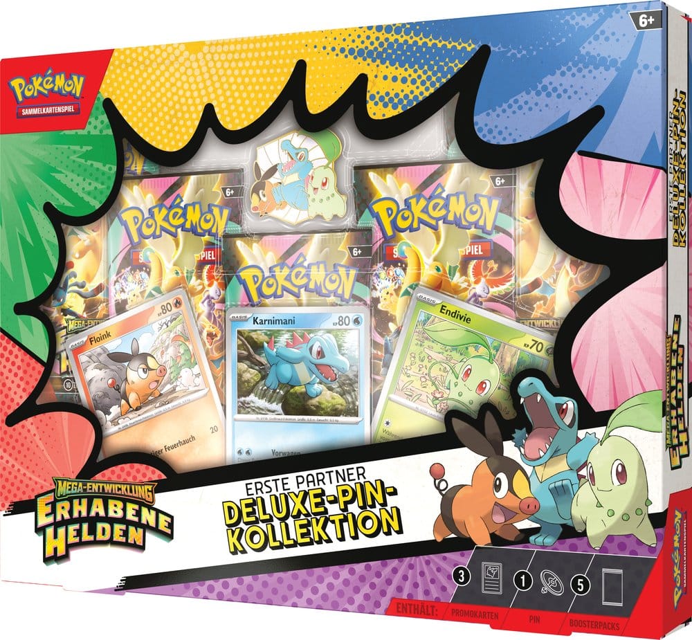 Pokémon TCG - Erhabene Helden, Deluxe Pin Kollektion - DE
